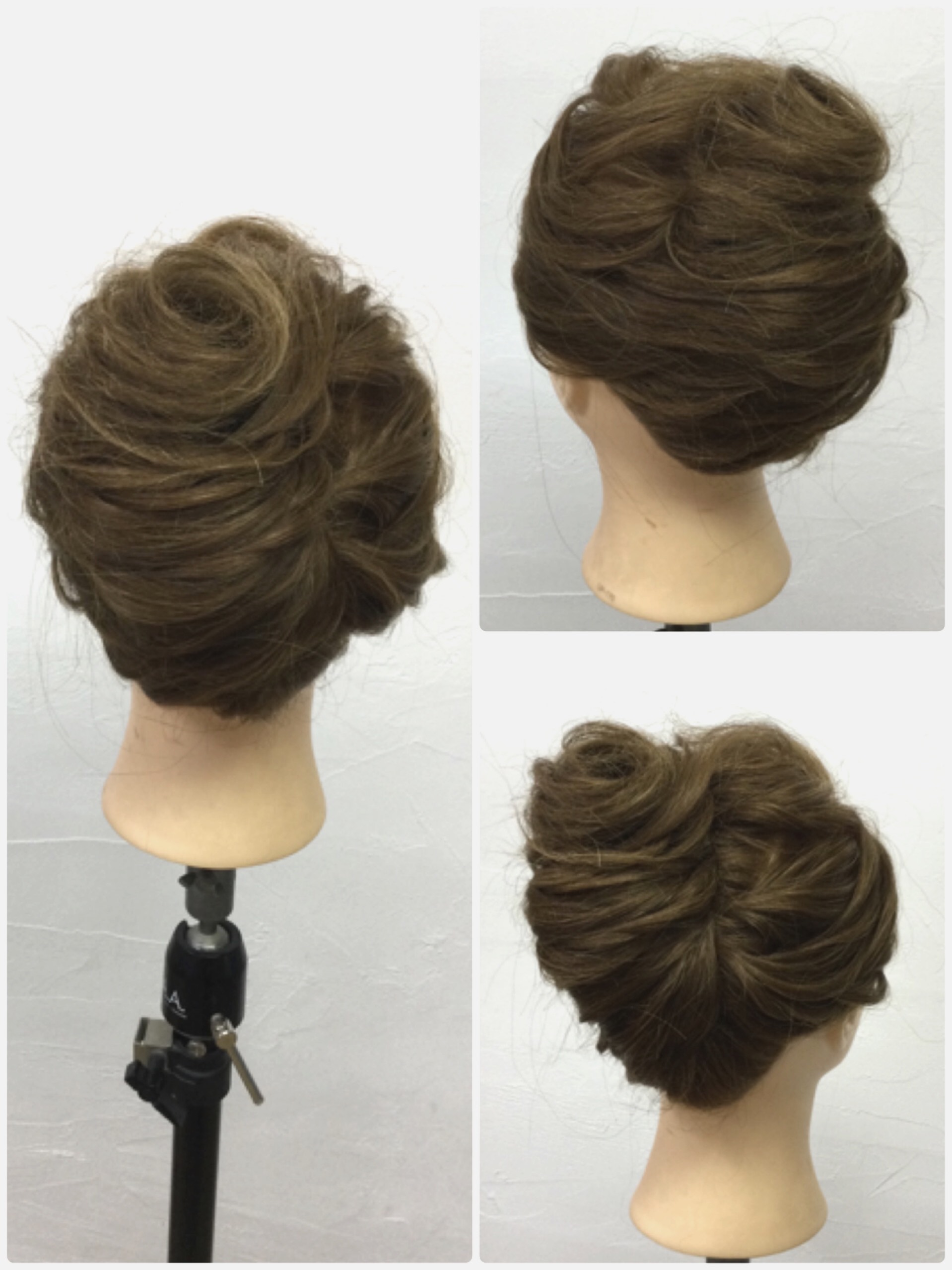 夜会巻き風アレンジ