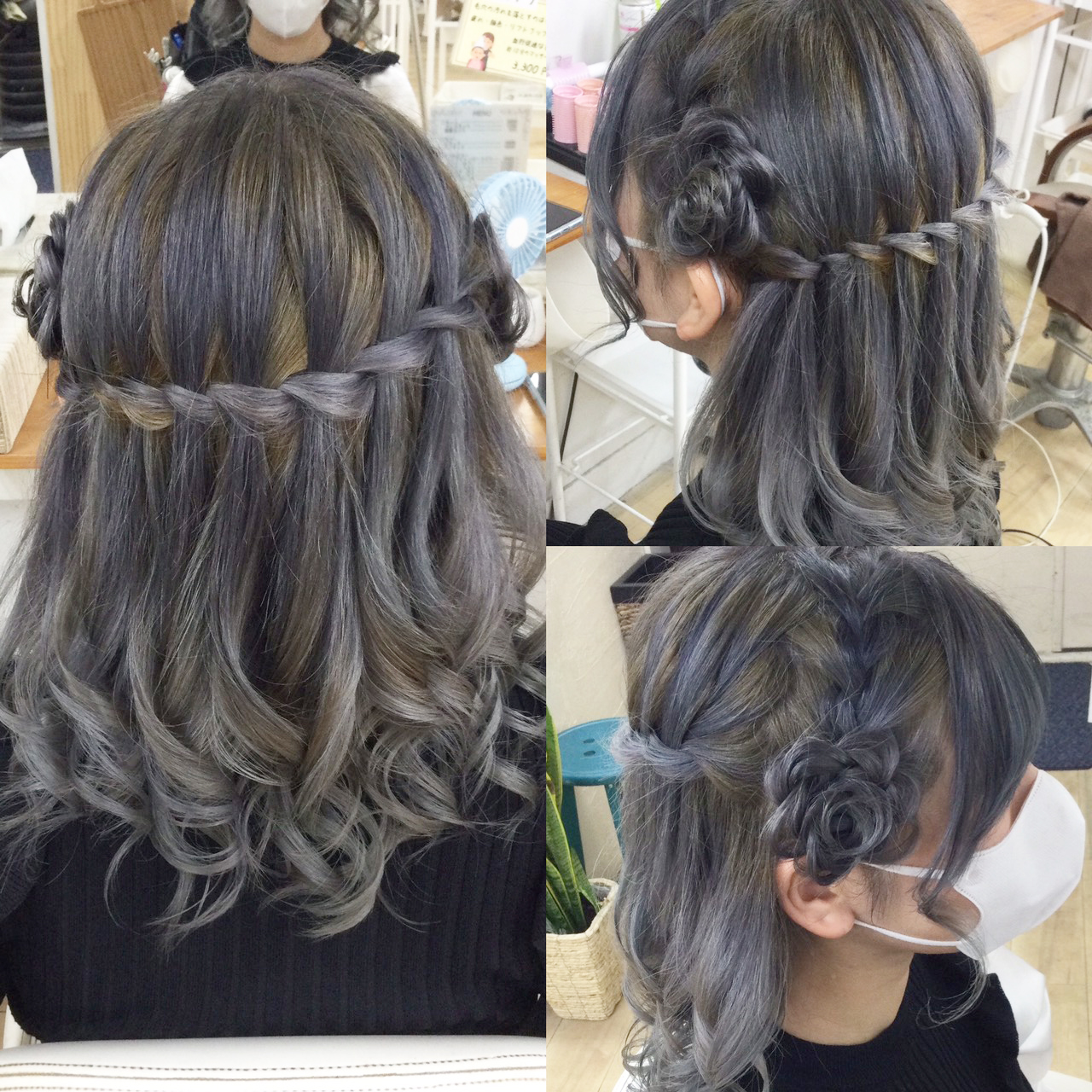 インパクト編み込みヘア☆2日間☆横浜Hair＆Make ZEN